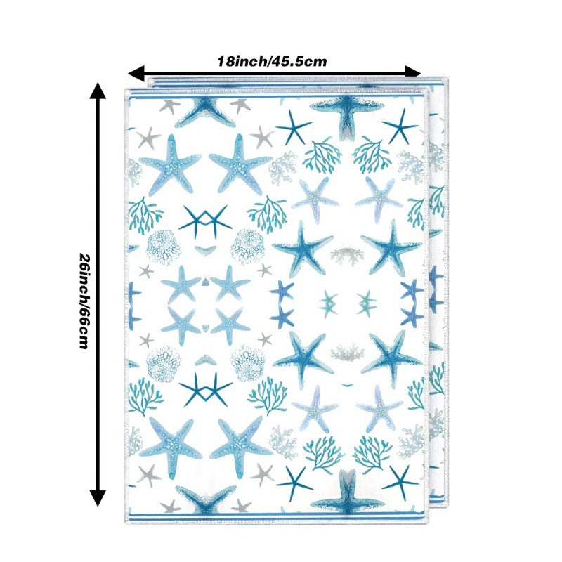 Starfish Oceanic Polyester Hand Towel – 18" x 26"