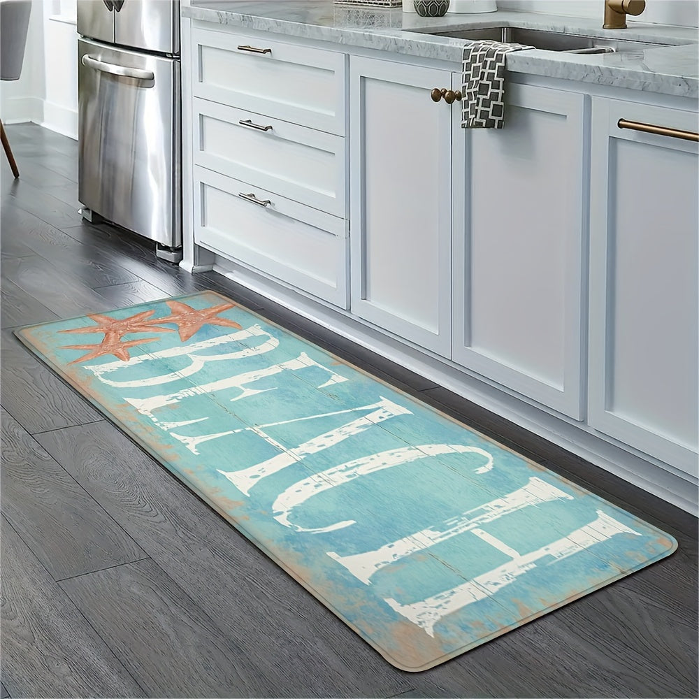 Blue Starfish Kitchen & Home Mats – Anti-Skid & Absorbent, 1.5'x2.5' / 1.5'x4'