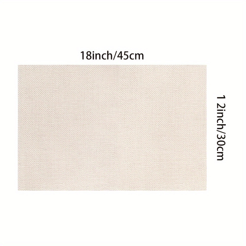 Summer Ocean-Themed Placemats – Set of 4 Washable, Non-Slip, Heat-Resistant Table Mats, 12x18" Coastal Dining Decor