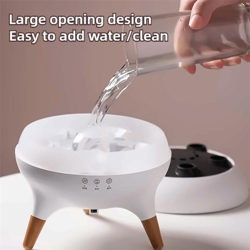 Dynamic Jellyfish Aromatherapy Diffuser – Voice Activated with Remote Control