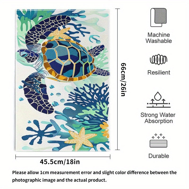 Turtle Print Hand Towels