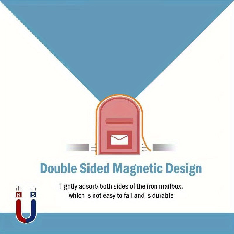 Summer Beach Adirondack Chairs Magnetic Mailbox Cover – Ocean Waves & Umbrella Design (21x18")