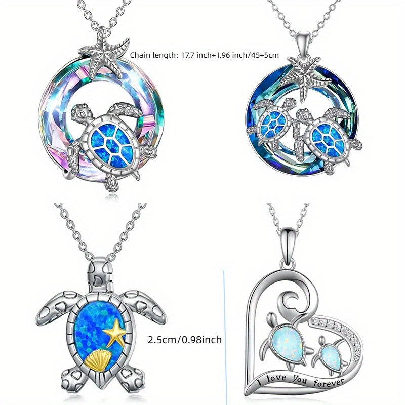 Turtle Pendant Necklaces