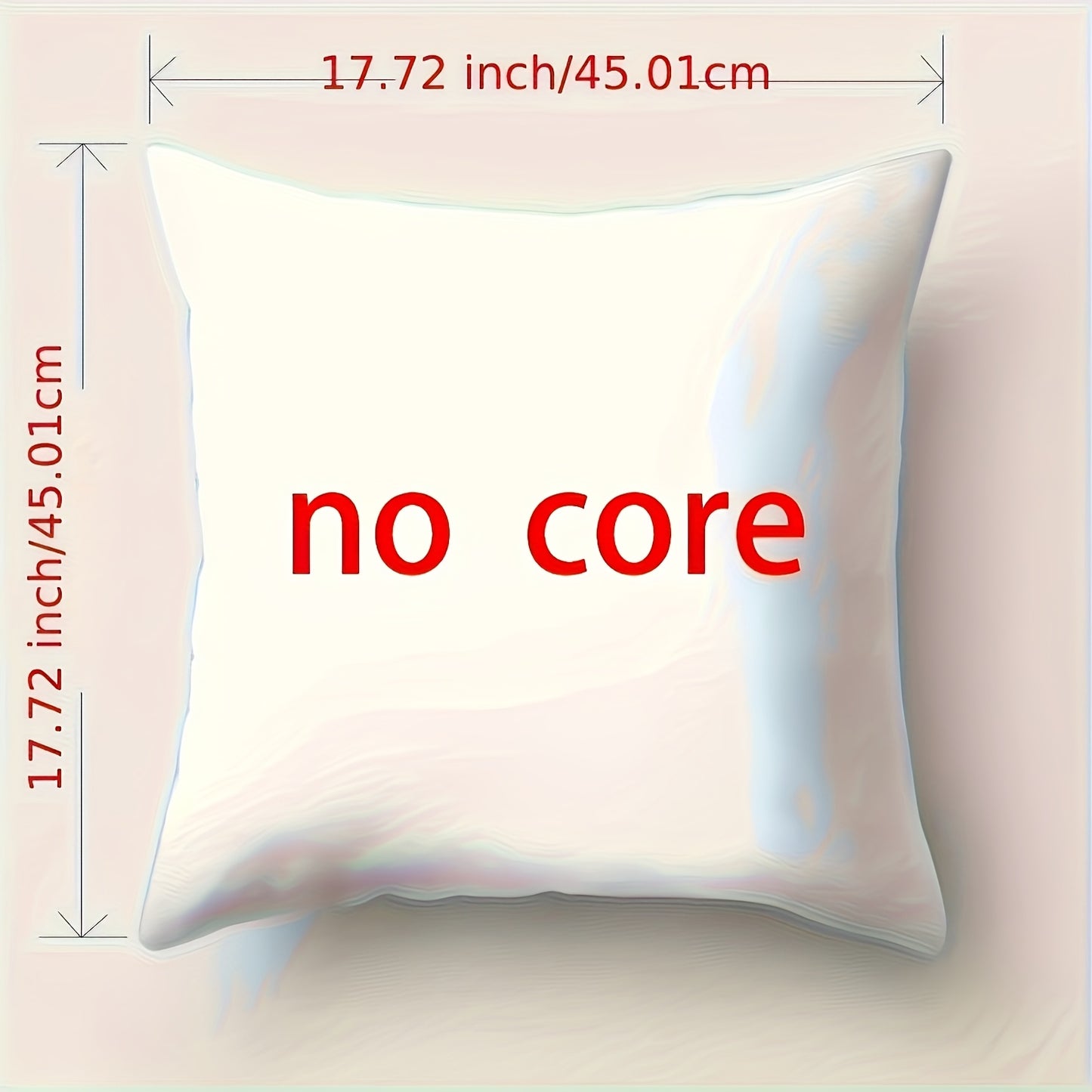 Marine Study Pillow Cover – Coral, 18"x18"