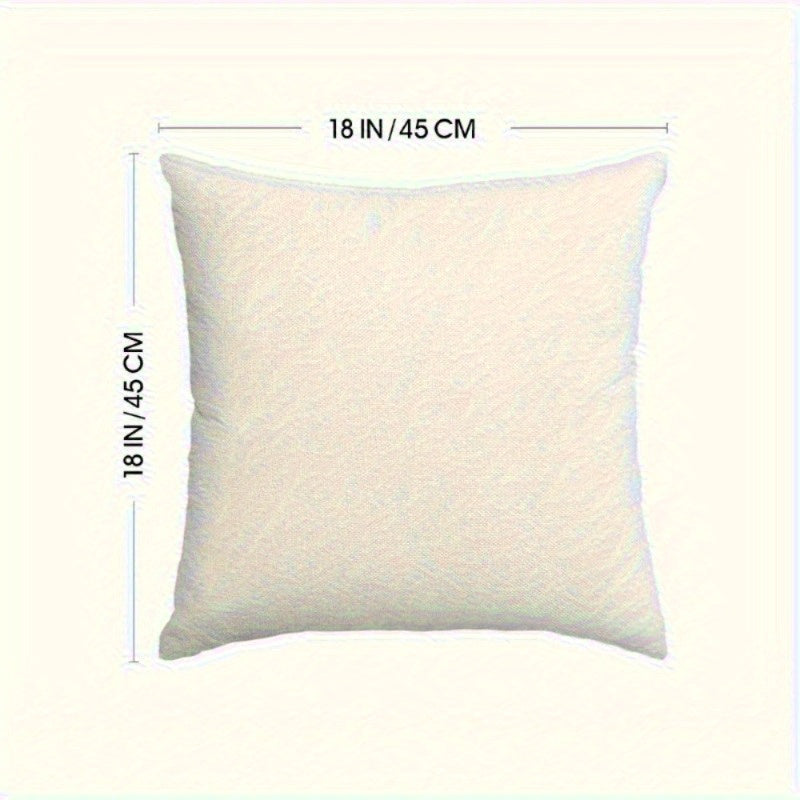 Gift Bow Pillow Cover – Double-Sided Red or Green, 18"x18"