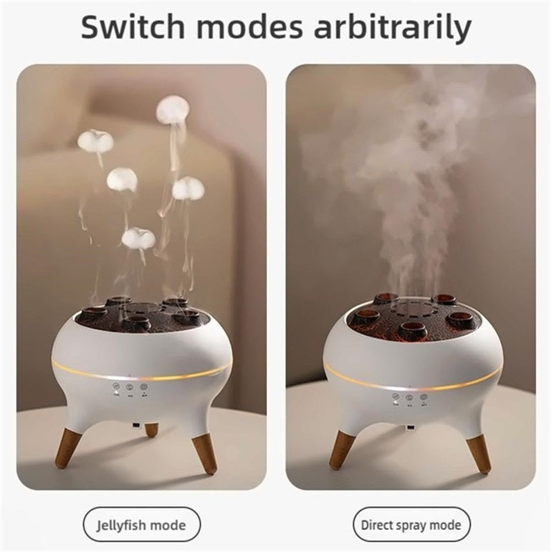 Dynamic Jellyfish Aromatherapy Diffuser – Voice Activated with Remote Control
