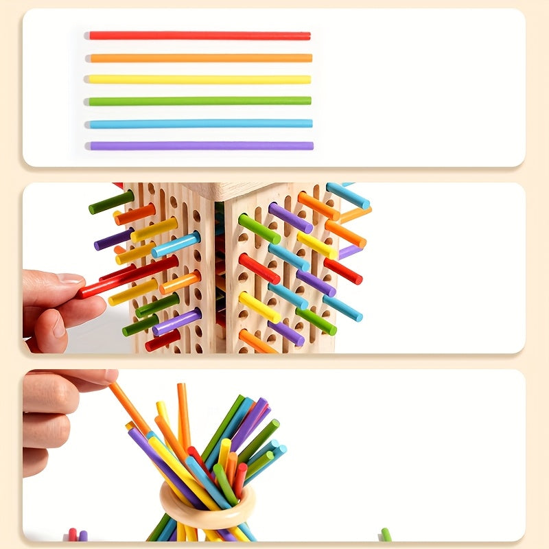 Wooden Sticks Puzzle Game – Interactive Logic & Strategy Toy
