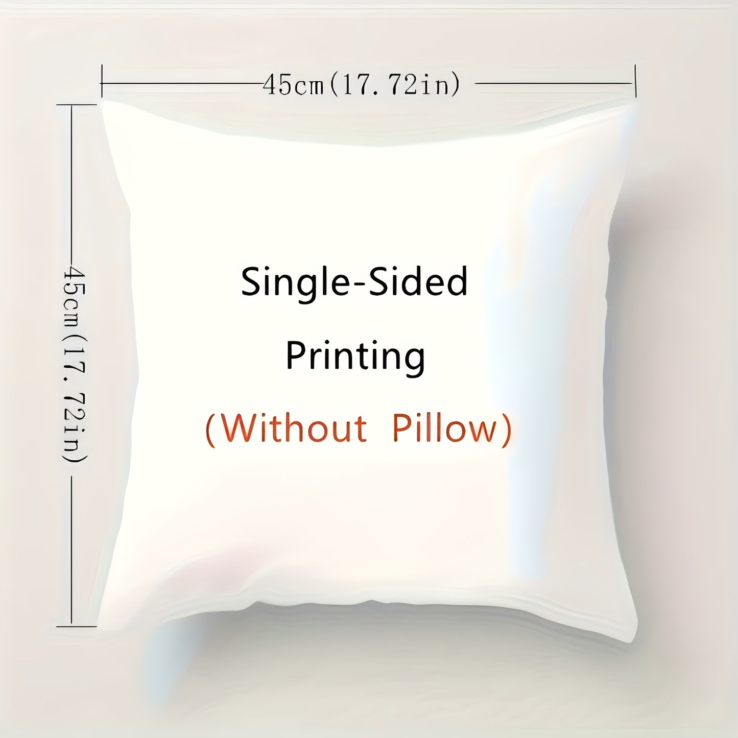 Beach Bicycle Pillow Cover – Coastal Ocean Path Scene, 18"x18"