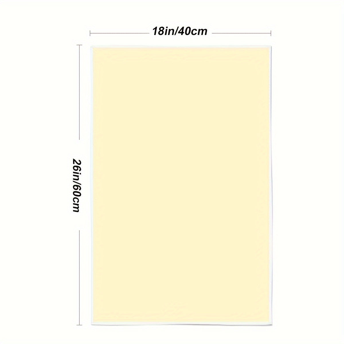 Easter Rabbit Dish Towel Set – Floral & Egg Pattern, 2-Piece, 18" x 26"