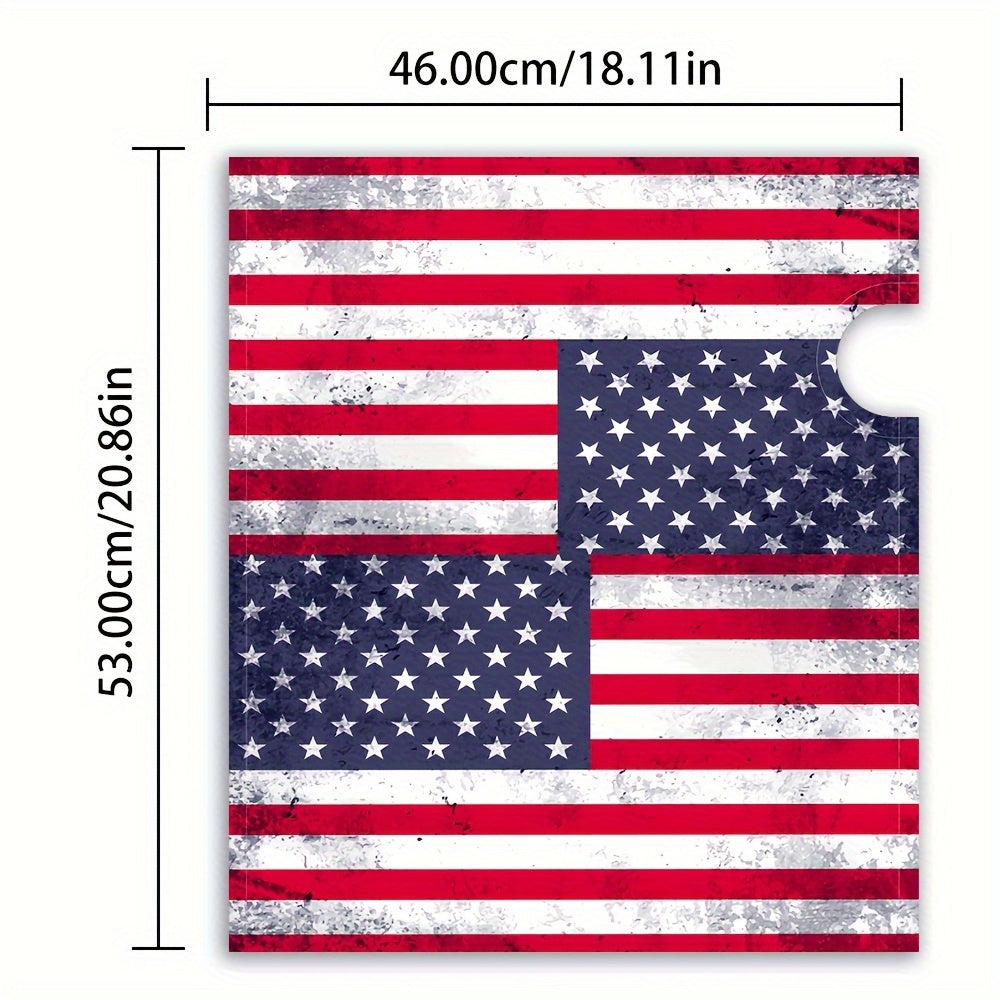 American Flag Mailbox Cover – Adjustable Buckle, 18" x 21"
