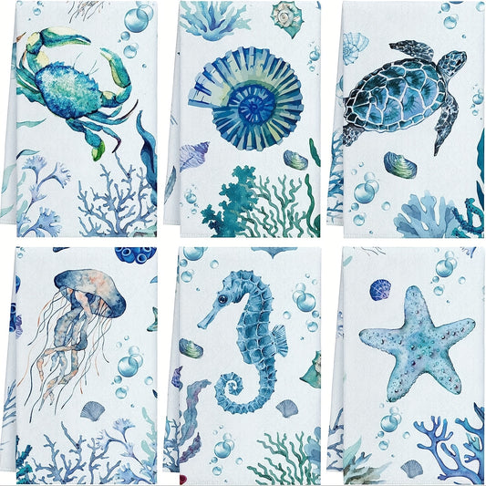Sea Animal Hand Towels