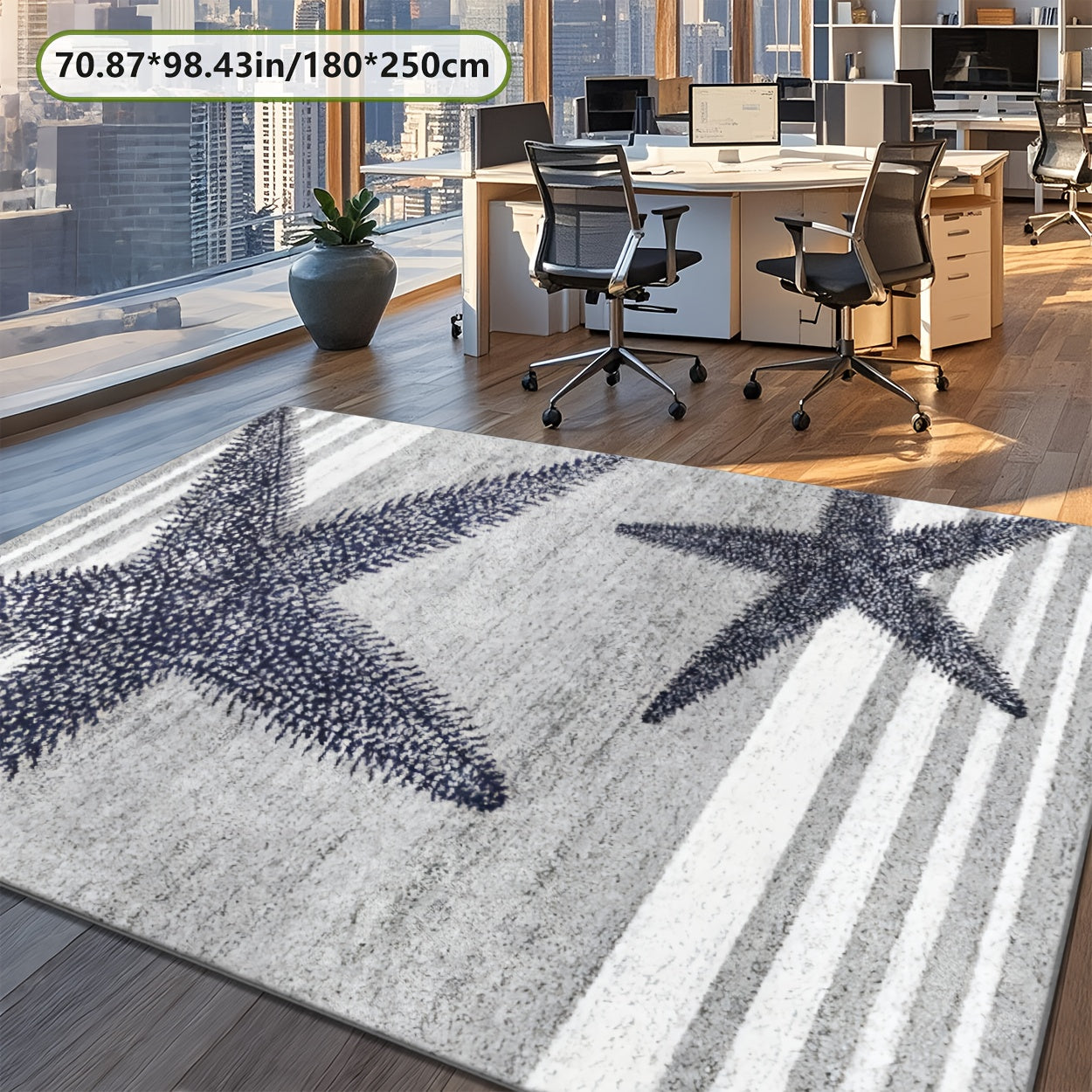 Starfish Marine Floor Mat, 3'x5'