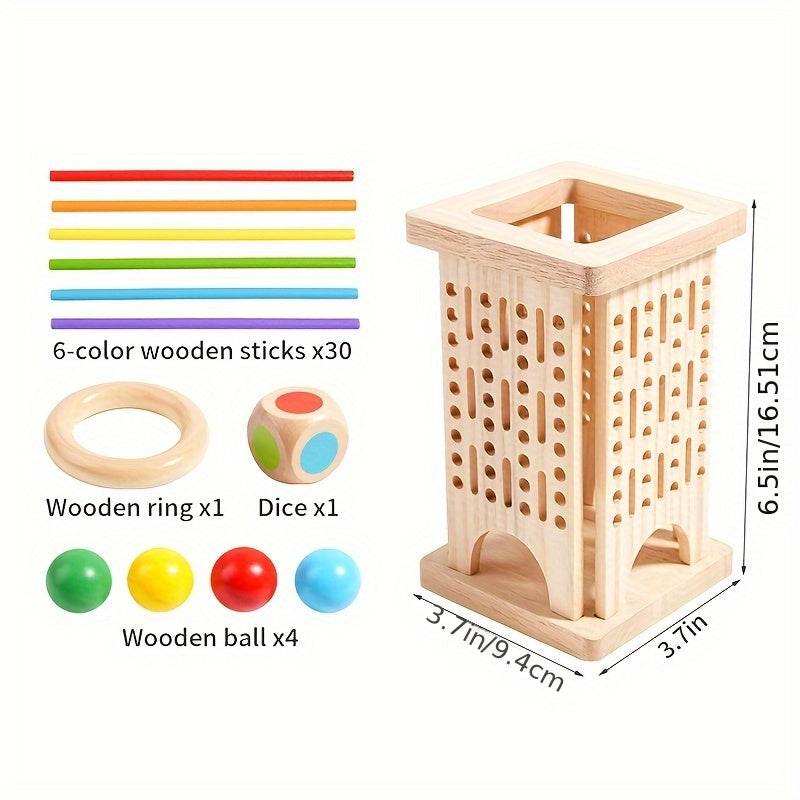 Wooden Sticks Puzzle Game – Interactive Logic & Strategy Toy
