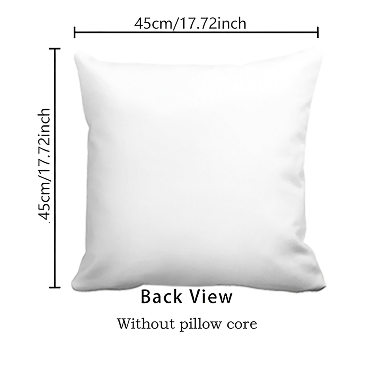 Christmas Illustration Pillow Cover – Trees, 18"x18"
