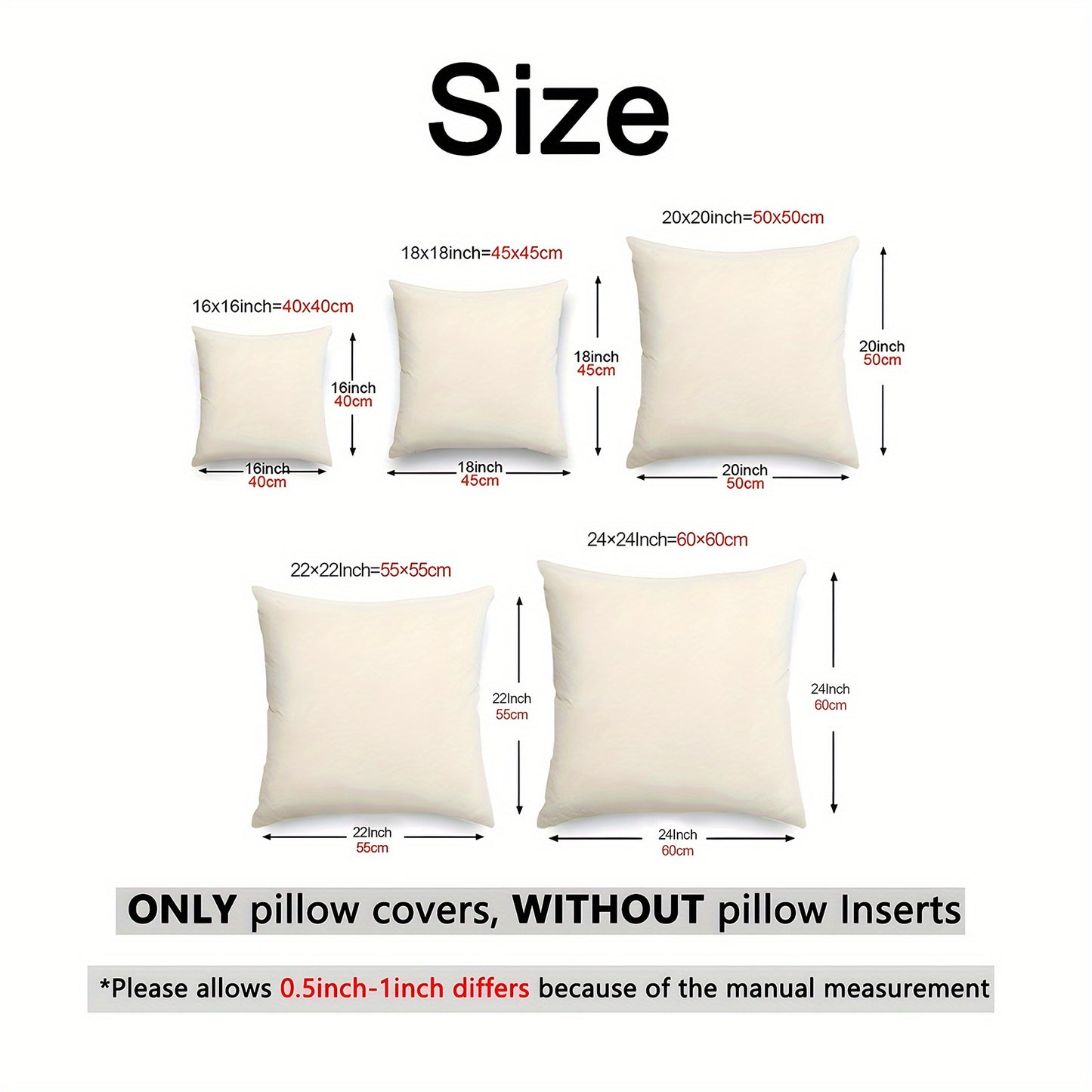 Spring Meadow Pillow Cover Collection – Bunny & Chick, 14"x14"