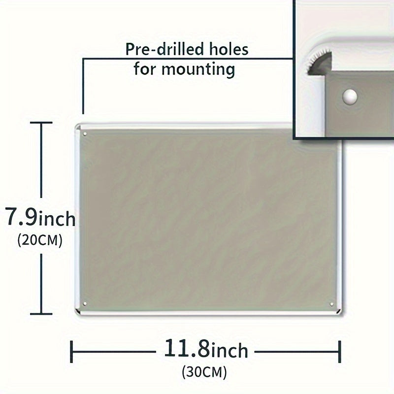 Fishing Problem Solved Metal Wall Sign, 8x12