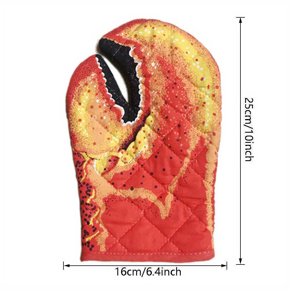Lobster Claw Oven Mitts 2-Pack – 500°F Heat Resistant Gloves