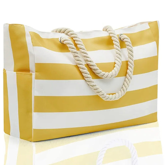 Yellow Travel Beach Bag