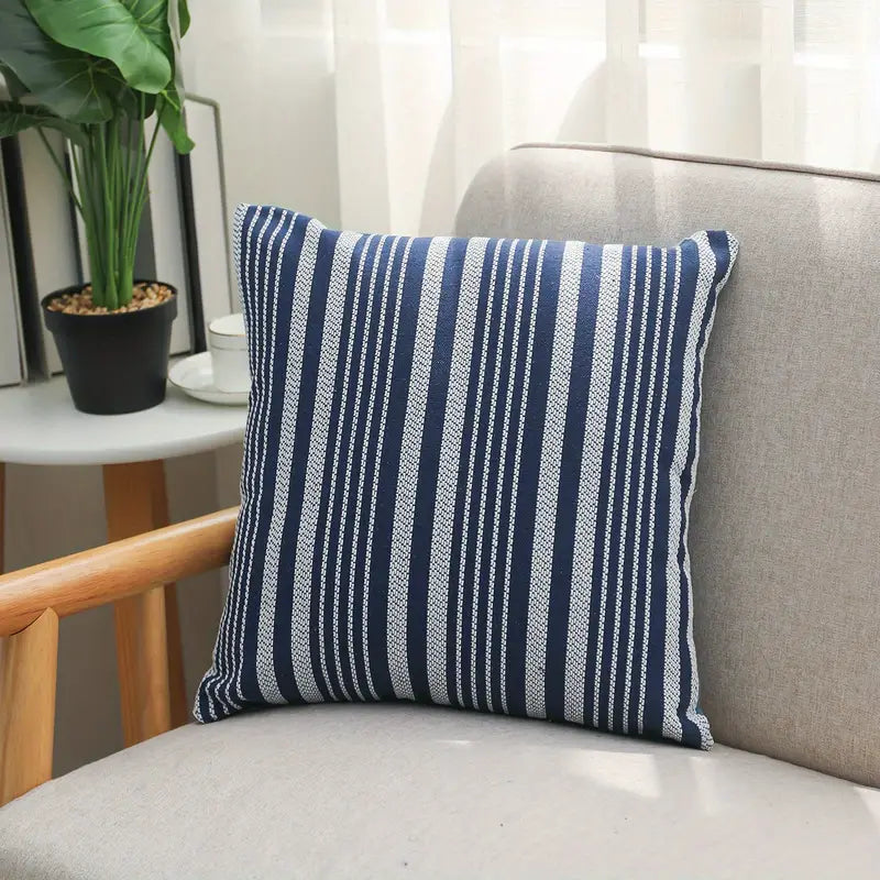 Deep Blue Stripe Pattern