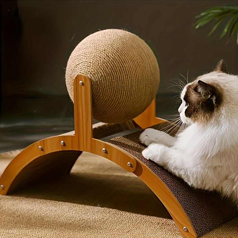 Ferris Wheel 2-in-1 Cat Scratcher with Ball Toy