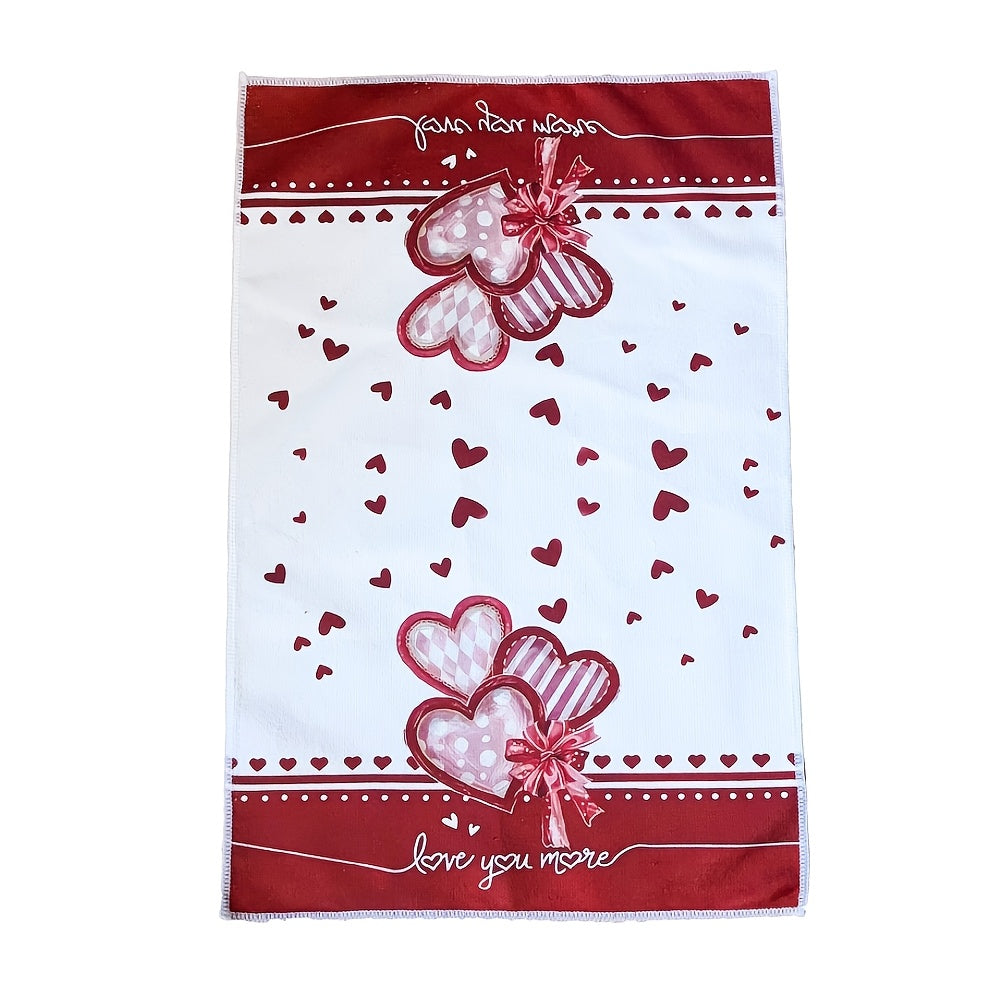 Love You More Microfiber Kitchen Towels – 2-Piece Set, 16x24