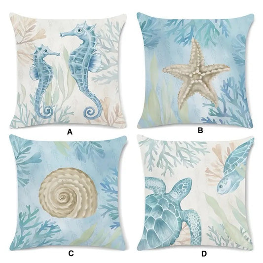 Blue Sea Life Pattern