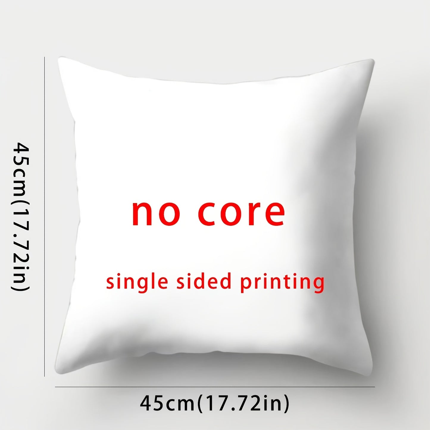 Watercolor Lily Pillow Cover – Vertical Arrangement, Orange & White Floral Print, 18"x18"