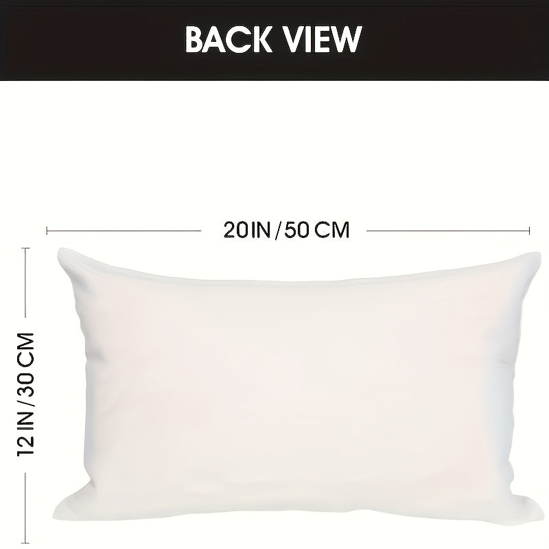 Country Star Throw Pillow Cover – Modern Woven Design, 12x20"