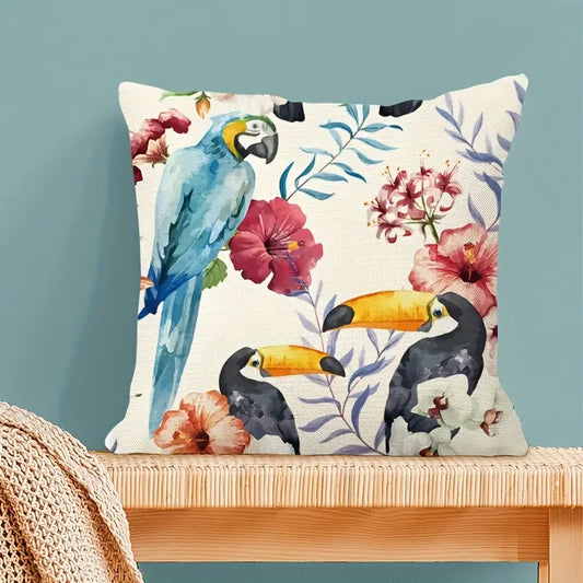 Blue Parrot Pattern