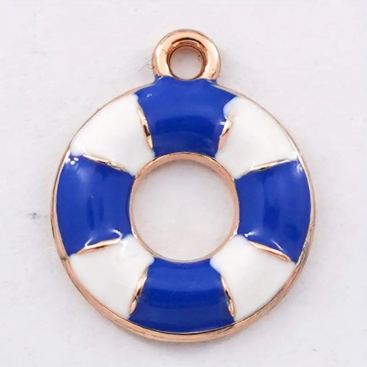 Blue Life Buoy Pendant