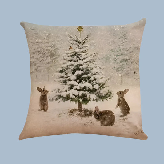 Winter Pine and Bunny