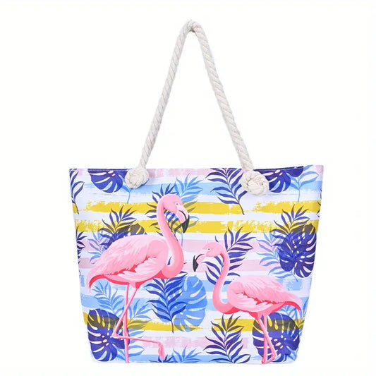 Flamingo Pattern Tote Bag