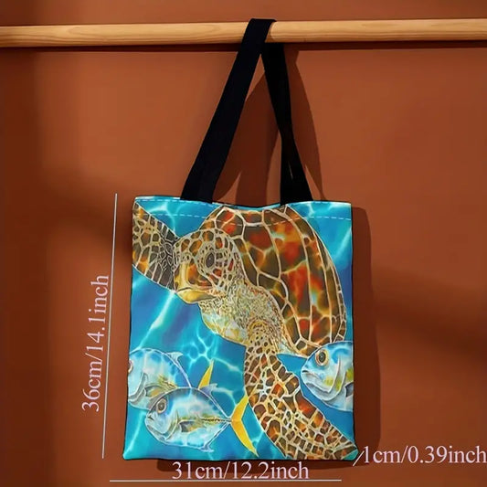 Ocean Turtle Tote Bag