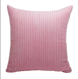 Striped Supersoft Corduroy Pillow Cover – Individual Colors or 3-Piece Set, 18"x18"