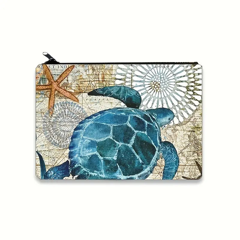 Sea Turtle Pattern Pouch