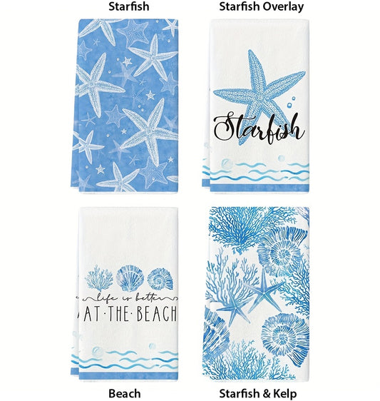 Coastal Starfish Hand Towels