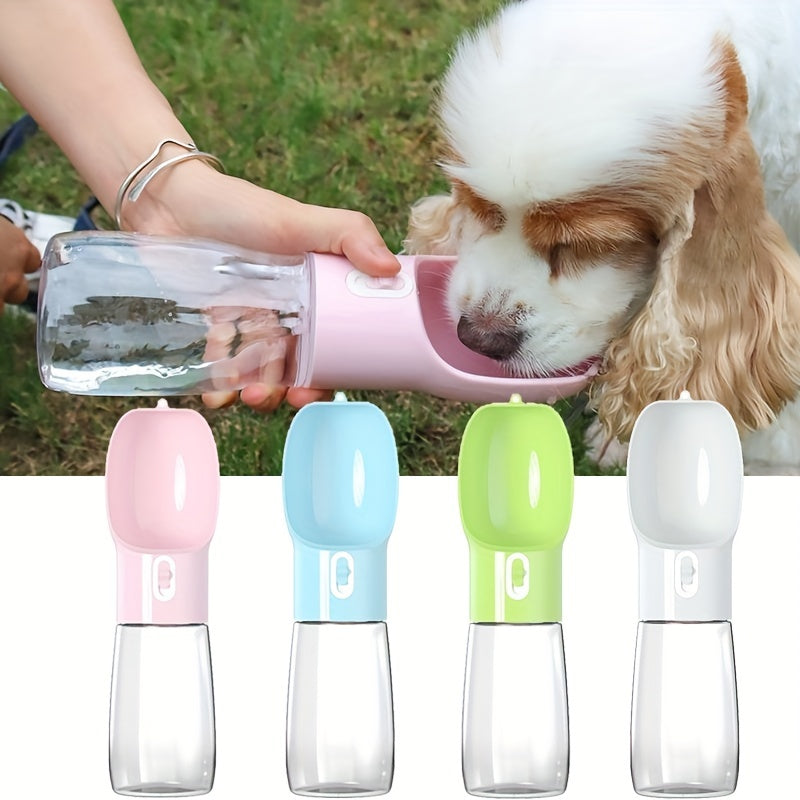 Vibrant green portable leakproof dog travel water bottle for active pet décor – Coastal Pillows Plus.