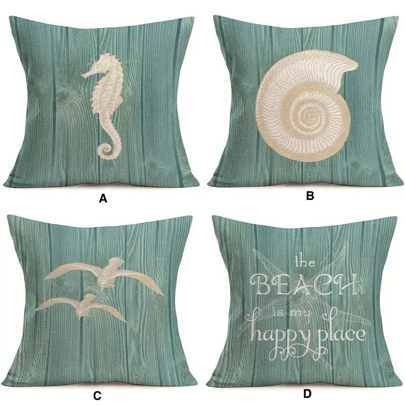 Sea Life Beach Motif