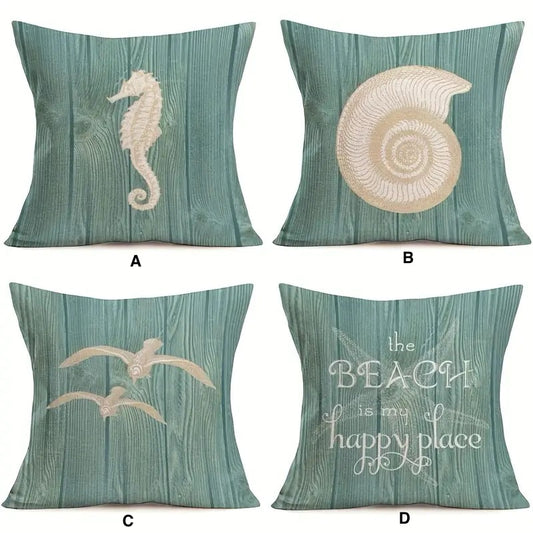 Sea Life Beach Motif