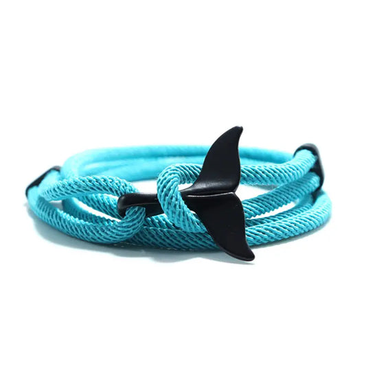 Whale Tail Lake Blue Bracelet