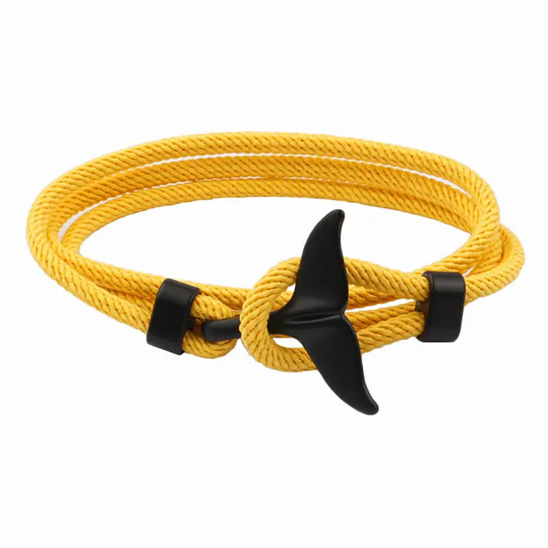 Whale Tail Yellow Bracelet