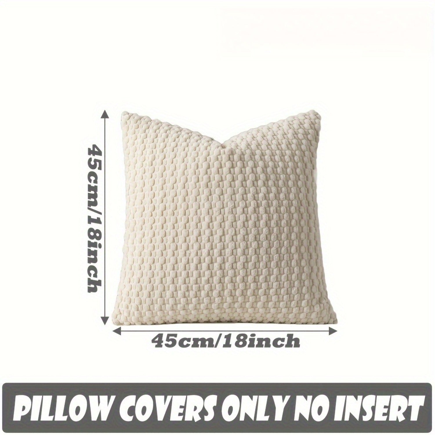 Artisanal 18x18 inch pillow covers in cream, mocha, camel, and beige featuring plush corduroy and chunky knit textures for coastal décor – Coastal Pillows Plus.