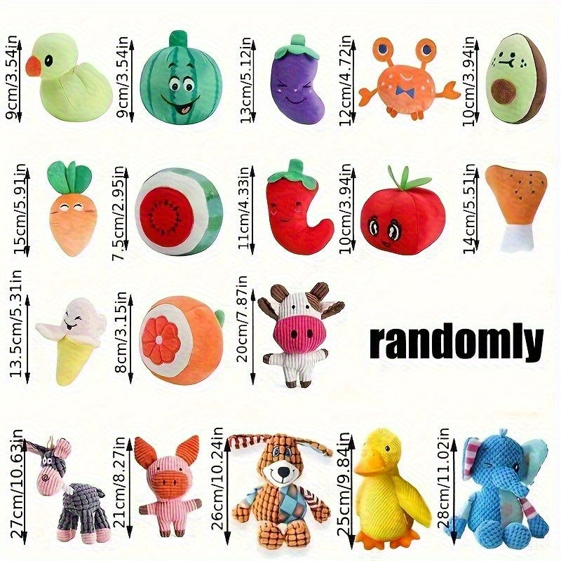 20-Piece Chew-Resistant Dog Toy Gift Set – Squeaky & Interactive (Small Dogs)