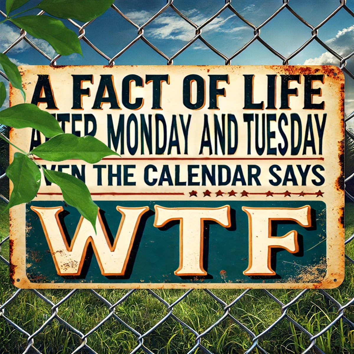 A Fact of Life Quote Wall Sign, 5.85x7.8
