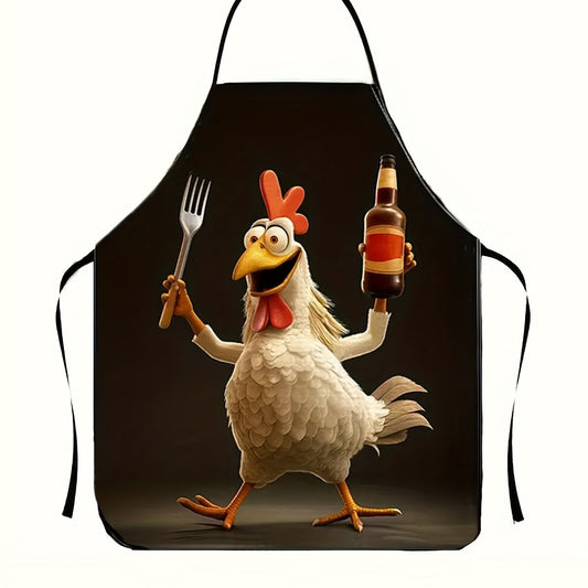 Rooster Chef Graphic Apron – Adjustable, (23.62" x 31.5")