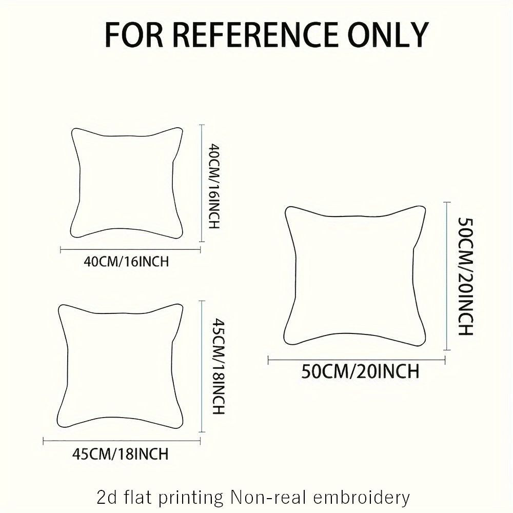 Heritage Spring Pillow Cover Collection – Bunny, Lamb & Chick, 18"x18"