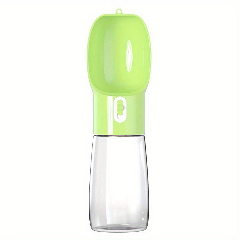 Green Portable Dog Travel Water Bottle – Leakproof, Stay Hydrated on the Go