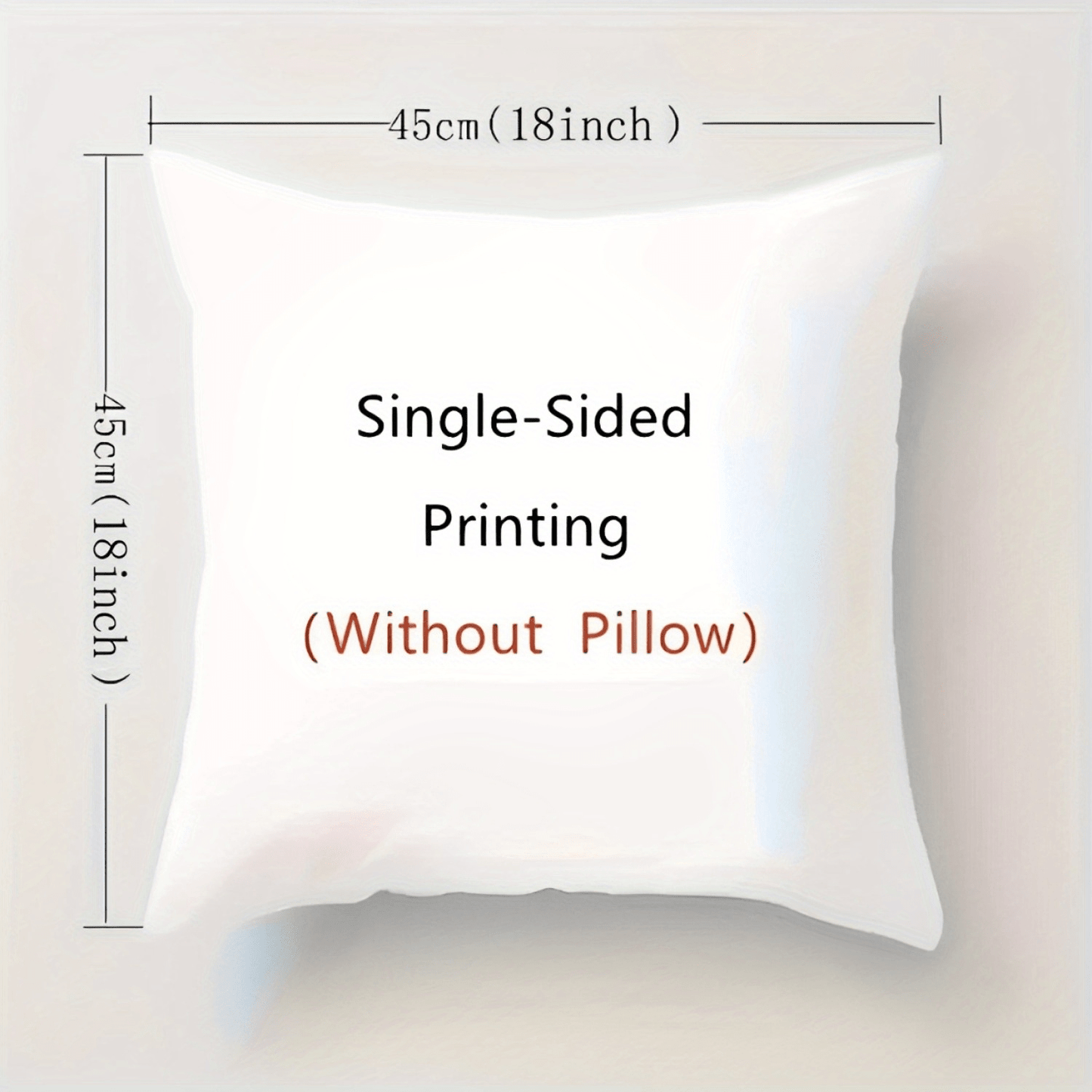 Blue Striped Throw Pillow Covers – Farmhouse Style, 18x18"