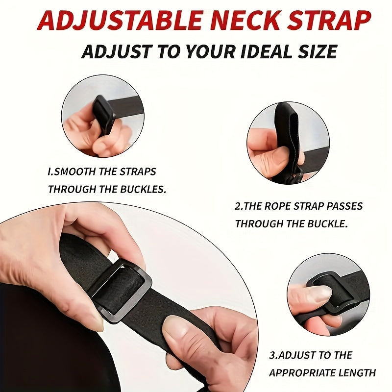 "Don't Worry, I can do this..." Black Apron – Adjustable Unisex Cooking & BBQ Apron with Pockets (25.6" x 30")