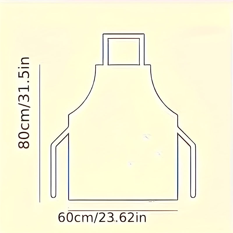 “Whatever Happens, We’re Eating It” Unisex Apron – Adjustable Polyester Cooking & BBQ, (23.62"x31.5")